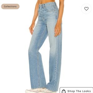 Revolve Grlfrnd Brooklyn High Rise Straight Jeans